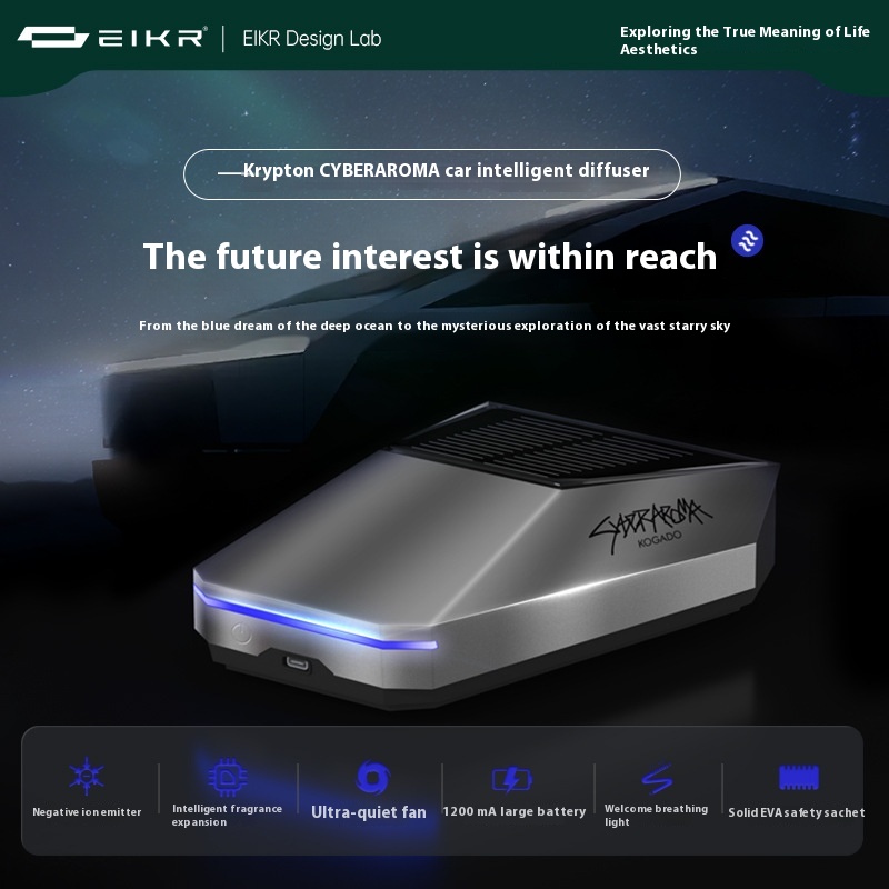 Xiangyatang Cybertruck Cyber Pickup Truck Model Car Aromatherapy Smart Purifier Fragrance Diffuser Perfume Ornaments