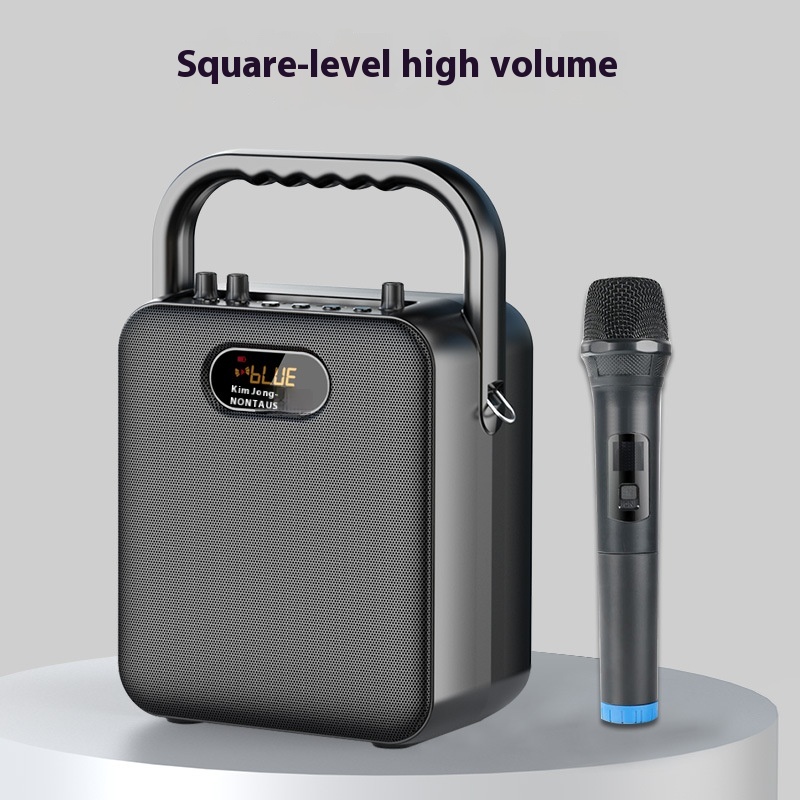 Jinzheng Bluetooth Speaker Square Dance Outdoor Subwoofer High Volume KSinger Portable Home Player