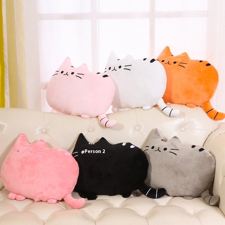 Creative Home Decoration Sofa Bedside Cushions Cat Star Pillow Big Face Cat Cartoon Biscuit Cat Pillow