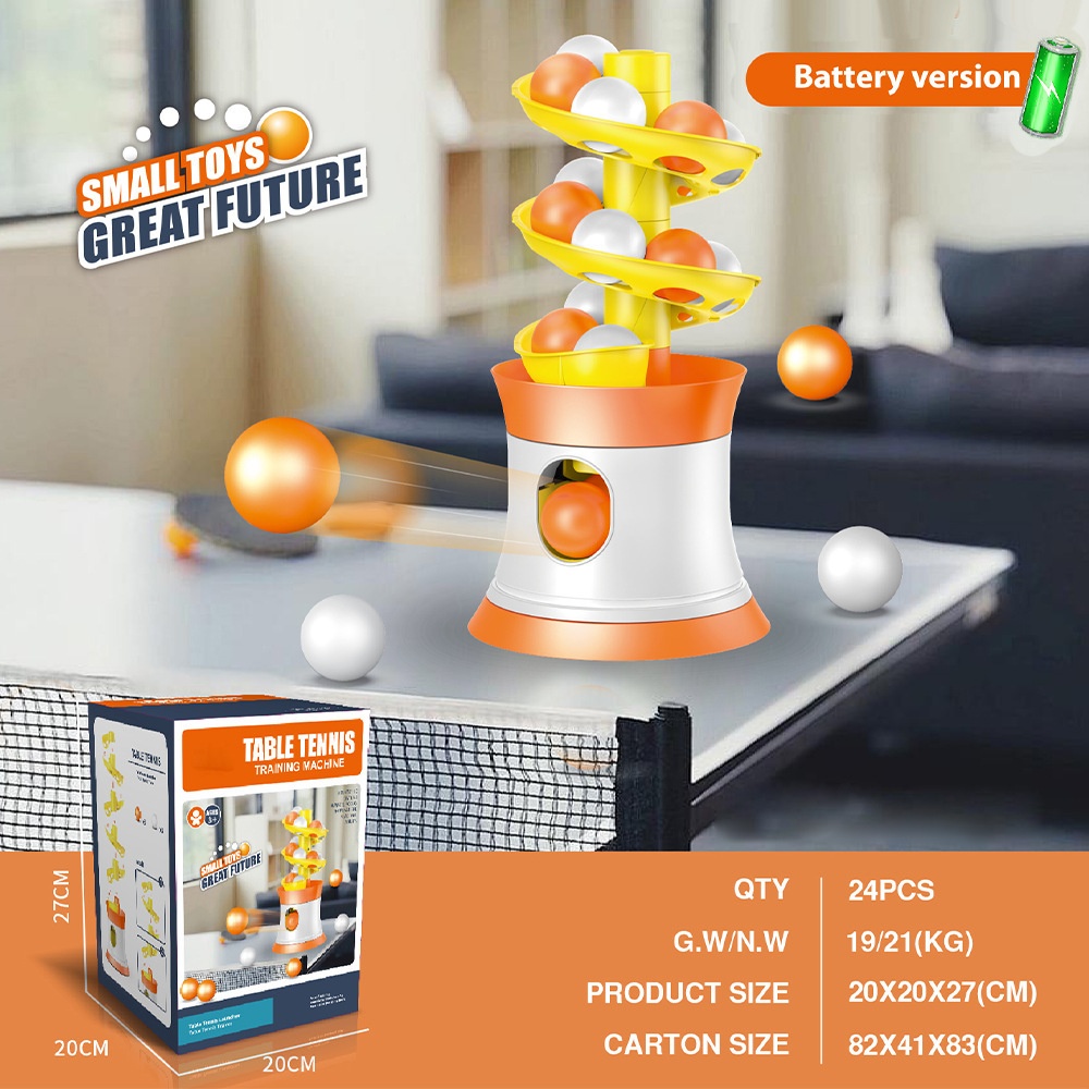 North American Indoor Ball Serving Machine Table Tennis Golf Baseball Automatic Ball Serving Machine Children's Sports Competitive Toys