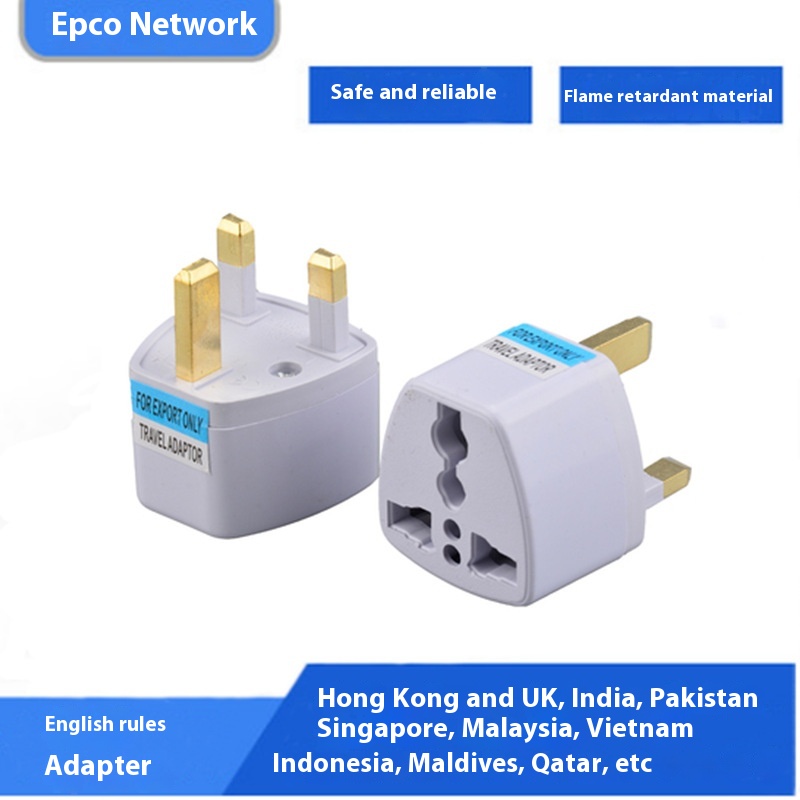 British Standard Conversion Plug Travel British Standard Adapter UKHong Kong Singapore Power Plug