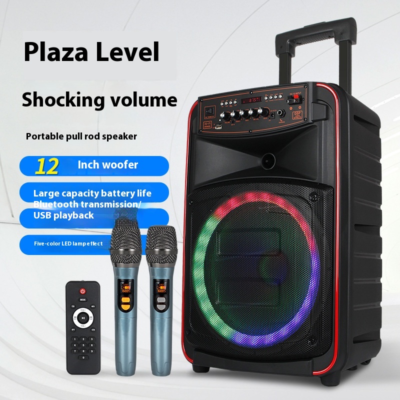 Audio Performance Home Ktv Bluetooth Speaker Wireless Microphone Audio Outdoor Speaker Karaoke