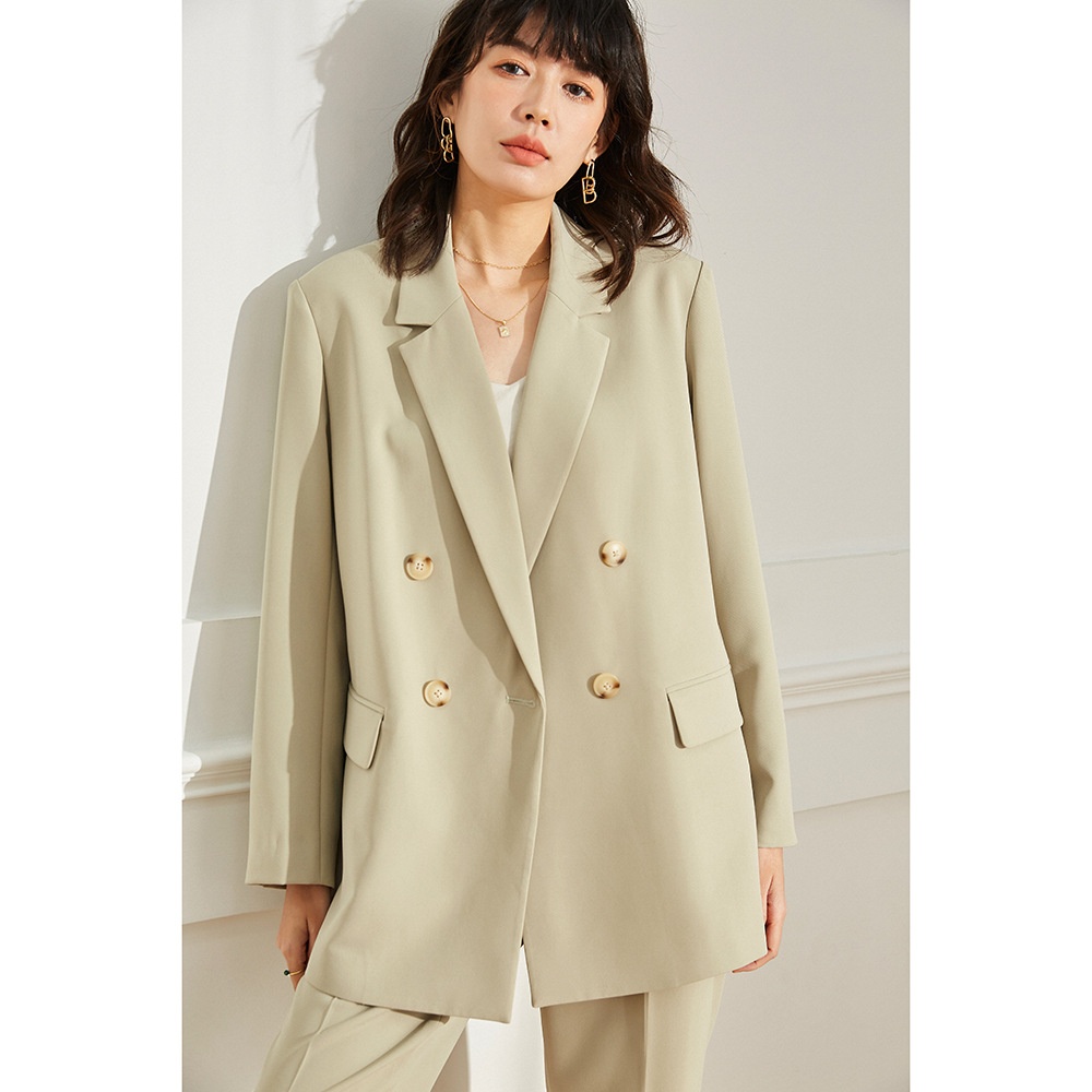 Small Suit Women24 Spring Wide Shoulder Korean Version Daily Leisure Slim Commuter Suit Jacket Tops Women12818