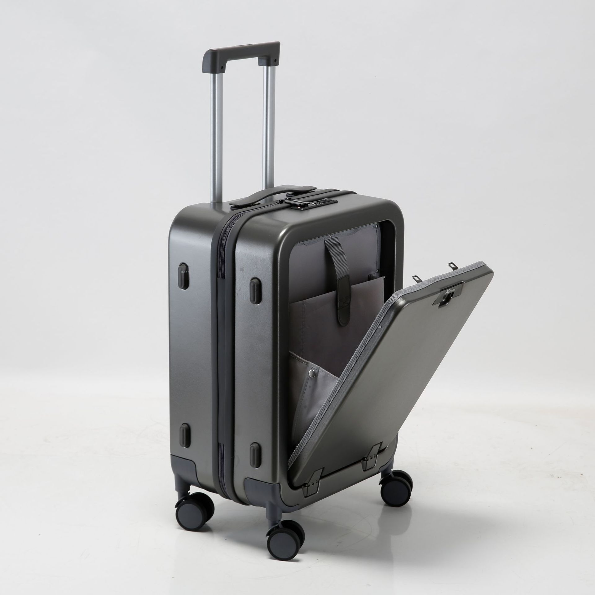 Style Suitcase For Women,Trolley Case For Men,Strong And Durable,Student Universal Wheel Password Suitcase,Small Leather Suitcase