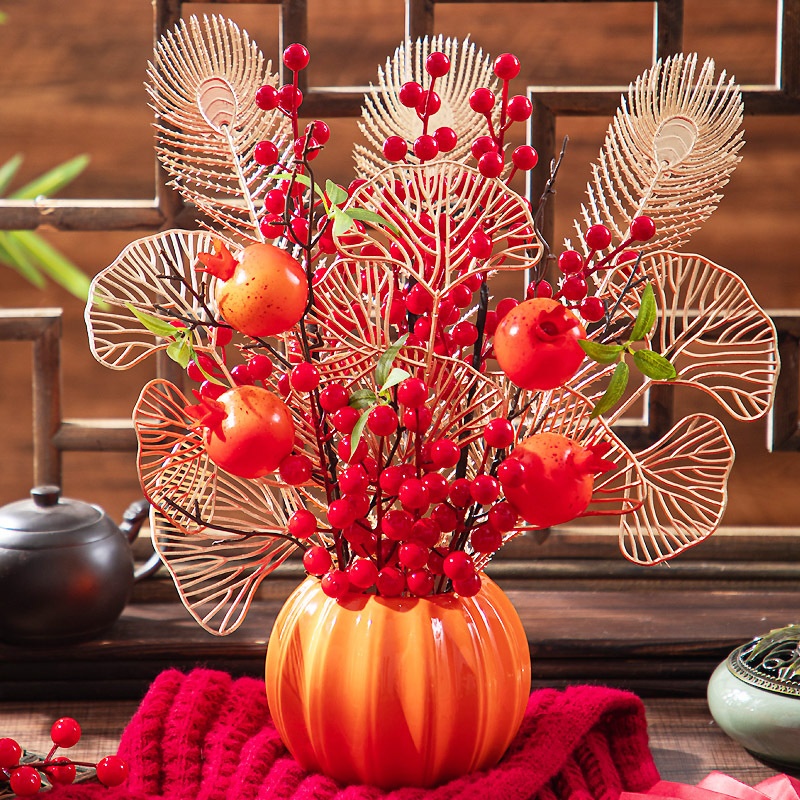 Spring Festival Year's Day Year Of The Snake Year Decoration Home Desktop Decoration Bucket Year Shopping Mall Window Scene Layout