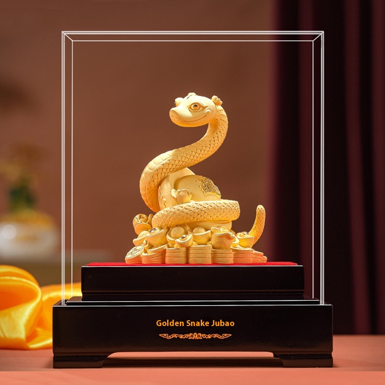 Zodiac Year Of The Snake Mascot Ornaments Office Bankurance Company Annual Meeting Opening Gift