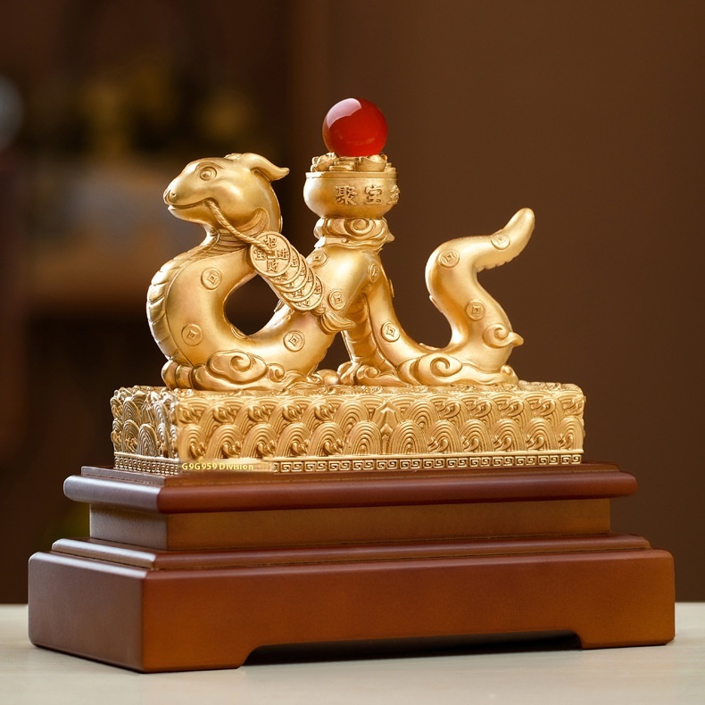 Glass Zodiac Snake Ornaments,Snake Year Mascot Cash Register,Opening Housewarming Gifts,Snake Year Opening Gift Company