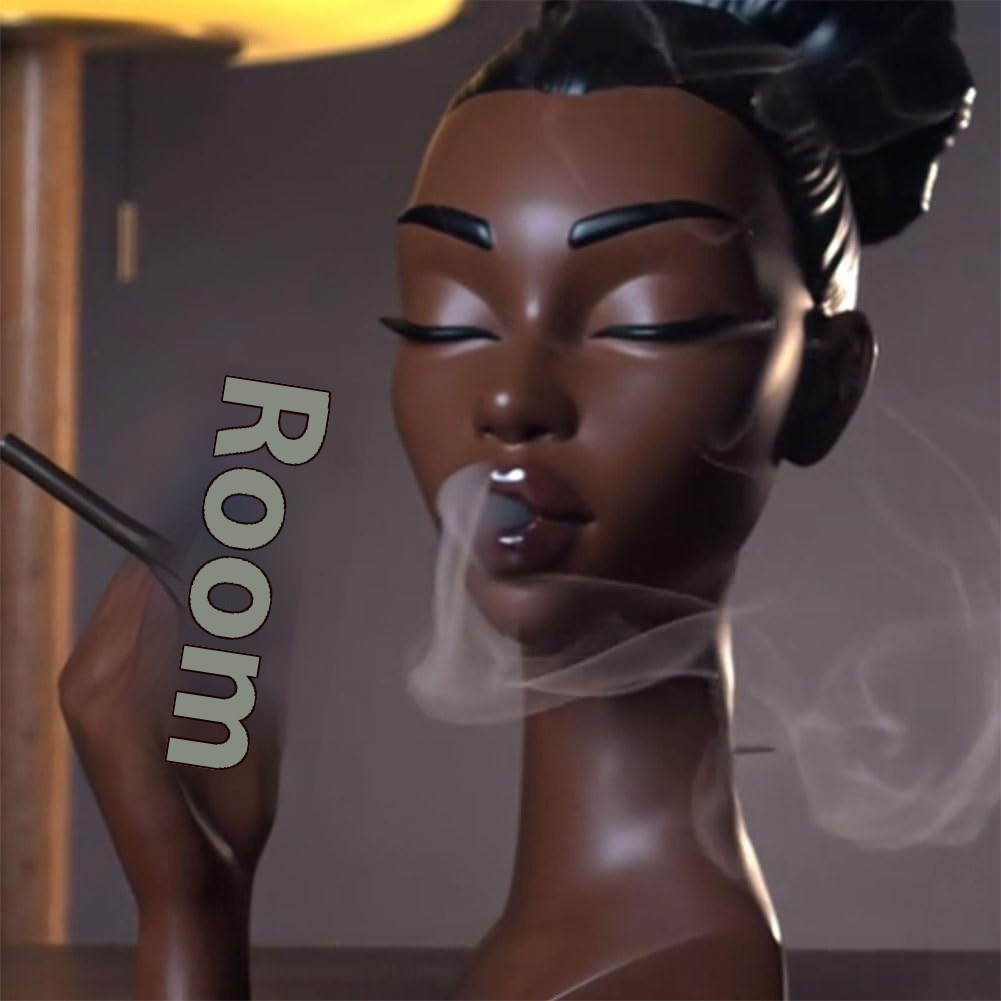 Black Lady Smoke Oven Resin Crafts Creative Desktop Ornaments Character Sculpture Black Incense Oven