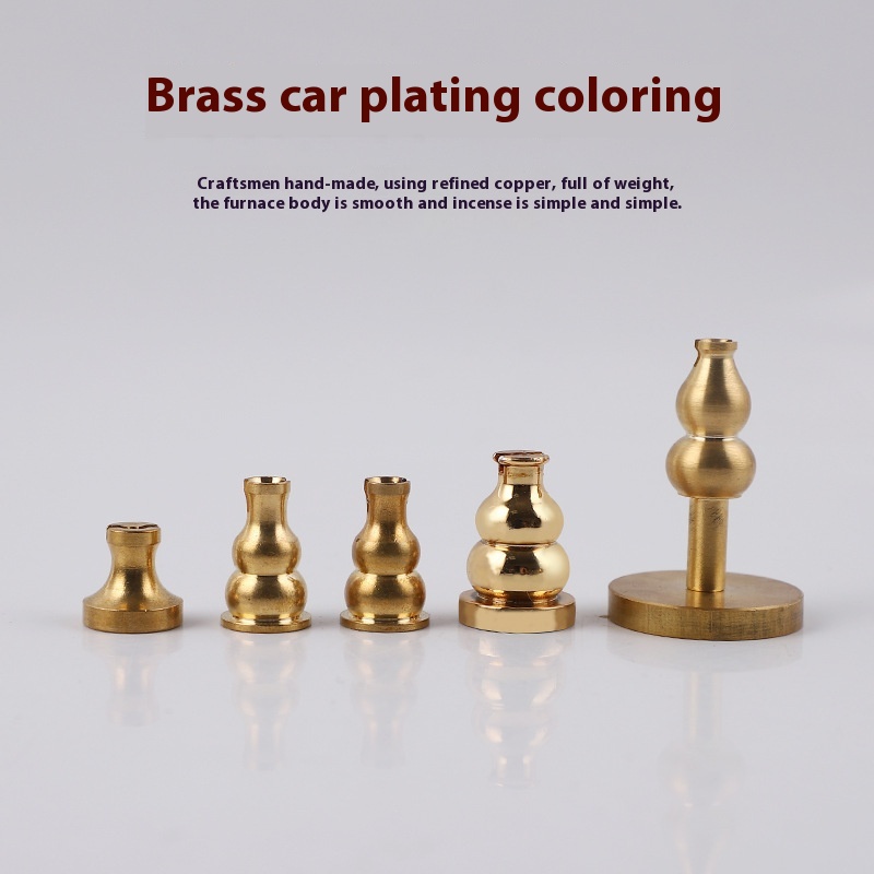 Brass Incense Holder Plate Incense Holder Small Gourd Incense Holder Nine-hole Incense Stick Small Water Drop Incense Holder Incense Burner Incense Holder