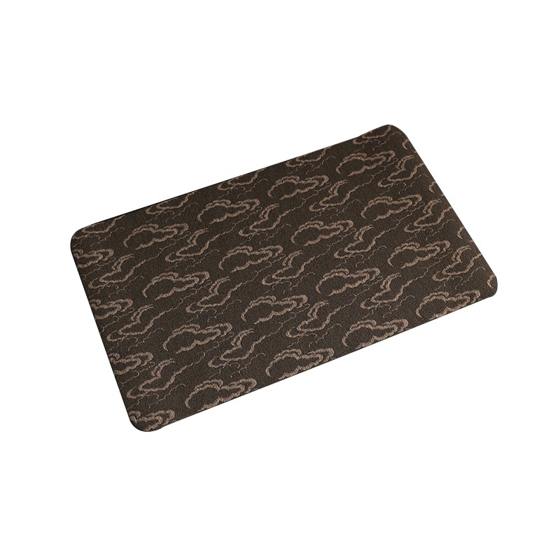 BG54 Waterproof Tea Mat Auspicious Cloud Pattern Series Wrinkle-free Table Runner Tea Placemat Linen Chinese Tea Table Zen