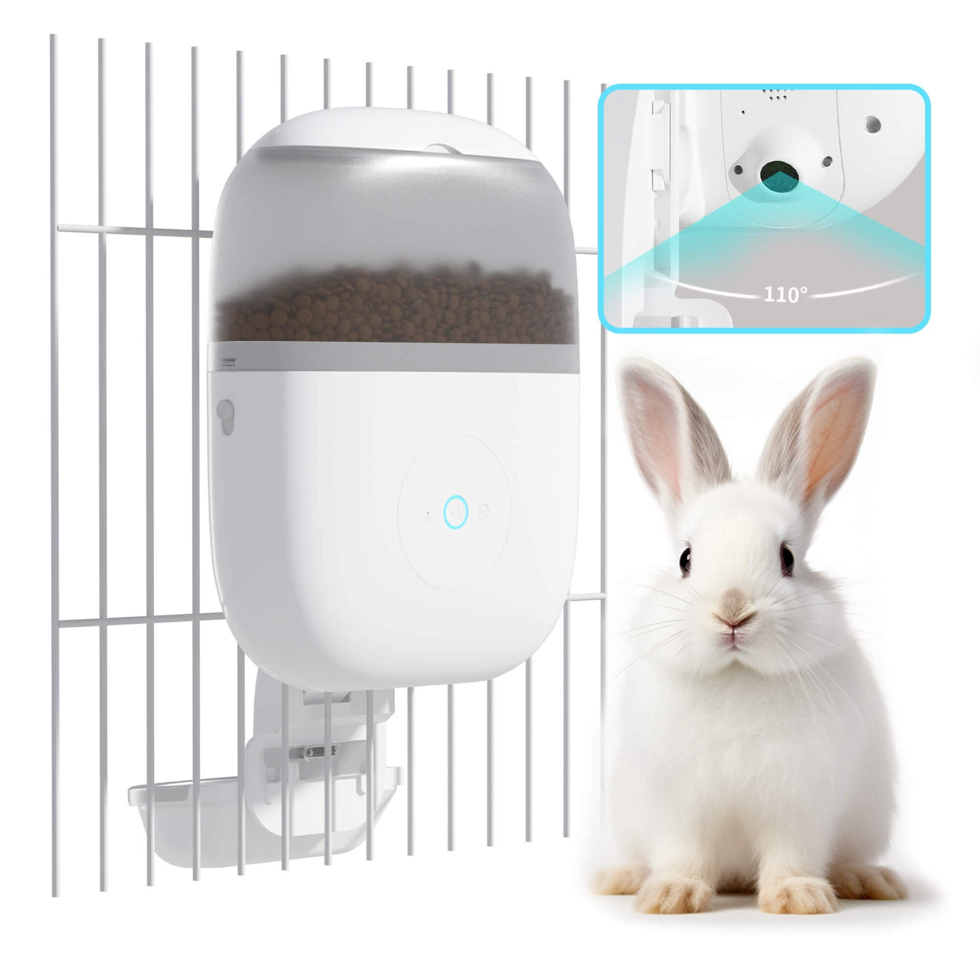 Petwant Hanging Cage Pet Automatic Feeder