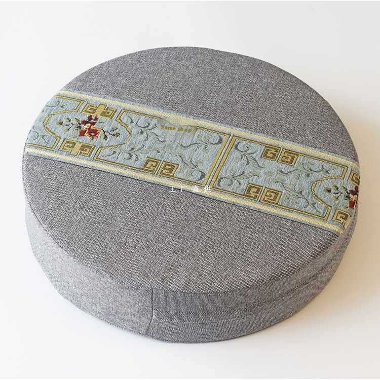 3 WKFFuton Cushion Meditation Meditation Mat Removable And Washable Fabric Kneeling Mat Buddha Worshiping Mat Chinese Children's Futon Kang