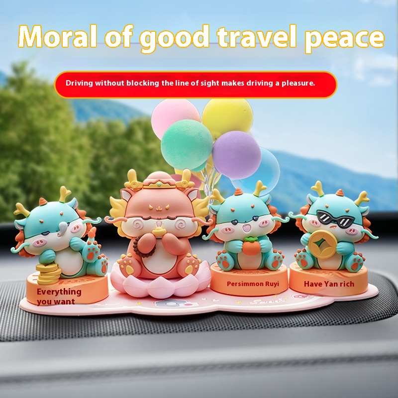 Year Of The Snake Ornaments Car Aromatherapy Ornaments Car Fragrance Zodiac Mascot Cute Zodiac Doll