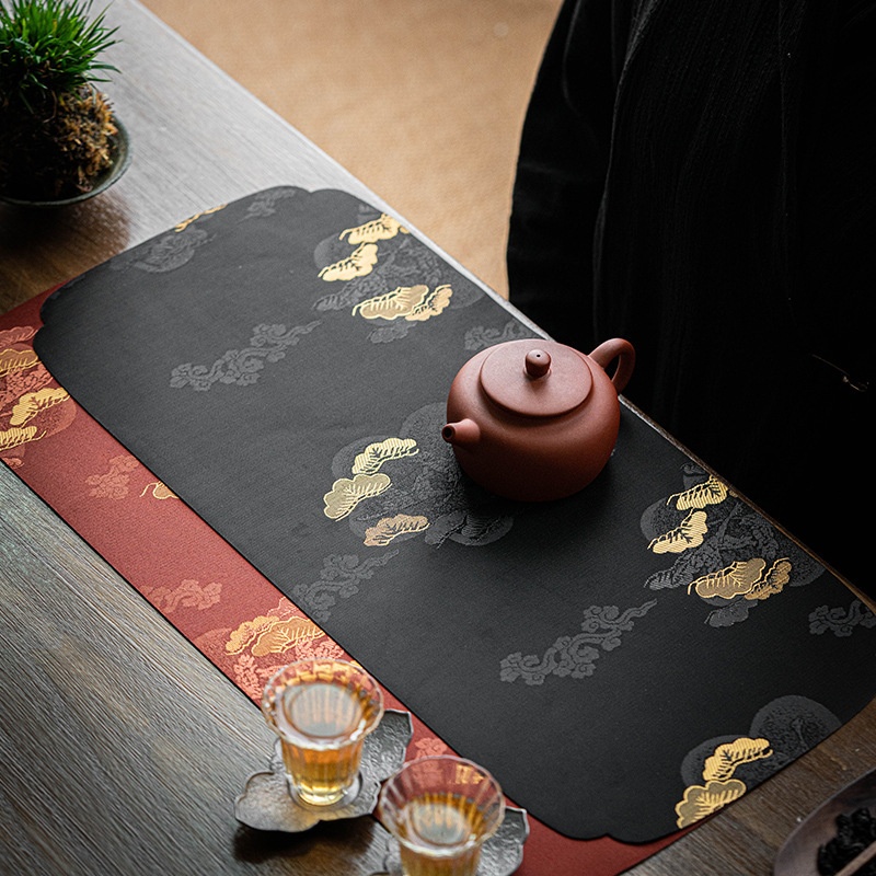 Yunsong Brocade Tea Cloth Zen Tea Table Cloth Tea Mat Japanese Tea Ceremony Tea Mat Cloth Small Tea Mat Cotton And Linen Tea Mat Tea Tray Mat