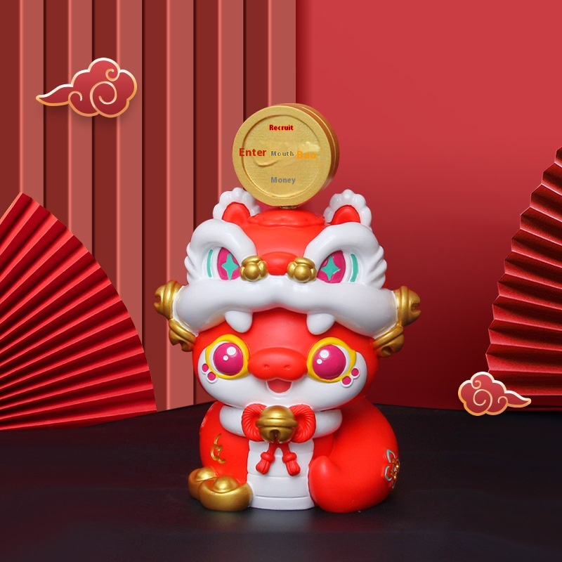 Year Of The Snake Decoration Year Of The Snake Mascot Wen Chuang Piggy Bank Snake To Run Around Lucky Decoration Company Annual Meeting Gifts