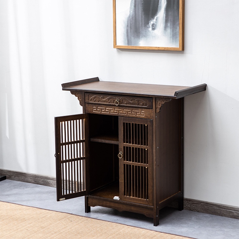 Buddha Table Fragrance Table Divine Table Home With Door Buddha Table Chinese Living Room Entrance Guan Gong God Of Wealth Table Table Table