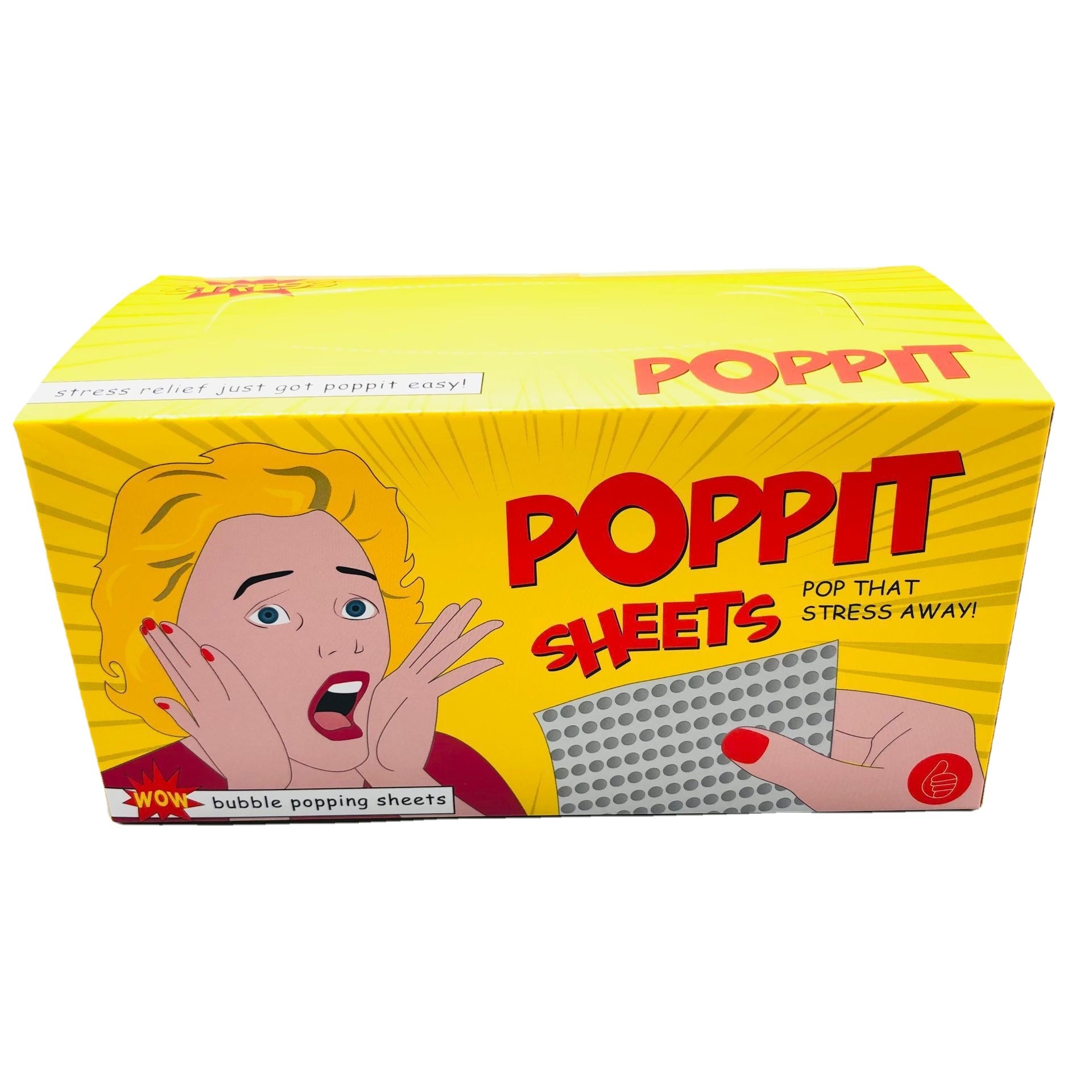 Poppit Sheets POPDecompression Artifact Bubble Paper Paper Office Venting Decompression Toy Bubble Paper Film