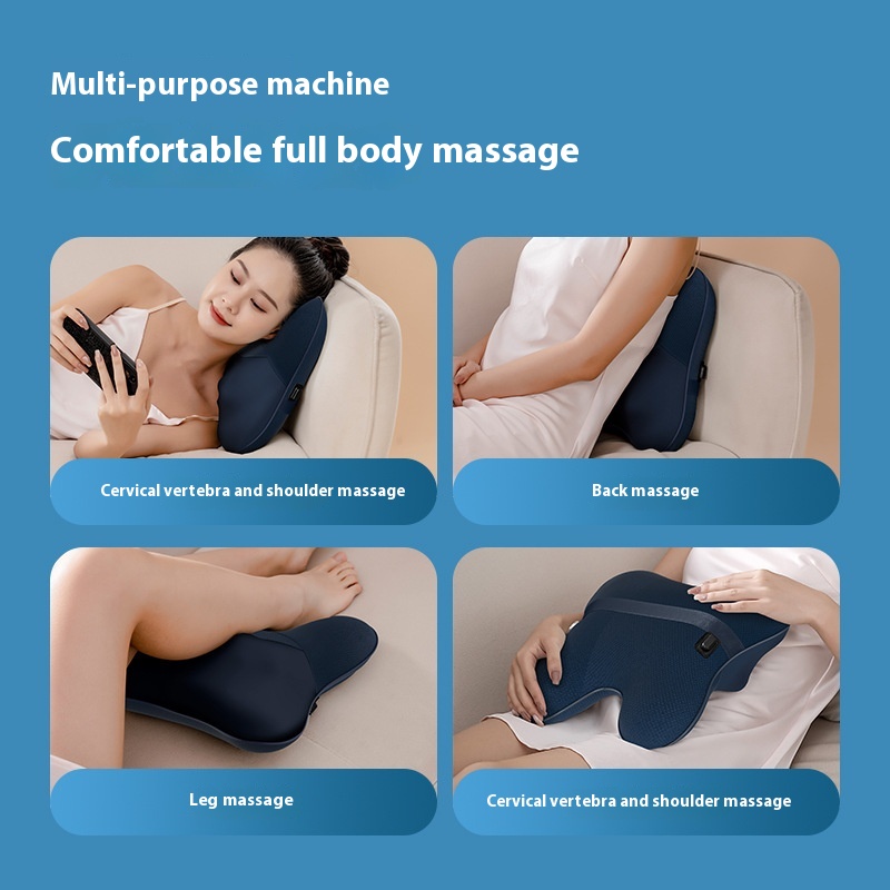 Massage Pillow Shoulder And Neck Massage Apparatus Fugui Pack Heating Waist Air Bag Lumbar Neck Home Kneading Cervical Spine Massage