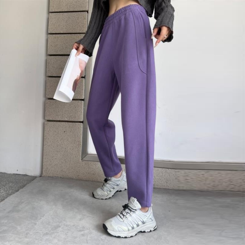 Versatile Fashionable Sports Casual Pants For Outer Wear,Slim,Loose,Straight-leg Harem Sweatpants