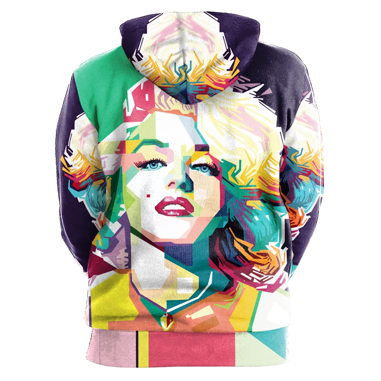 Beautiful Girl Watercolor Digital Printing Hooded Sweatshirt B101-151