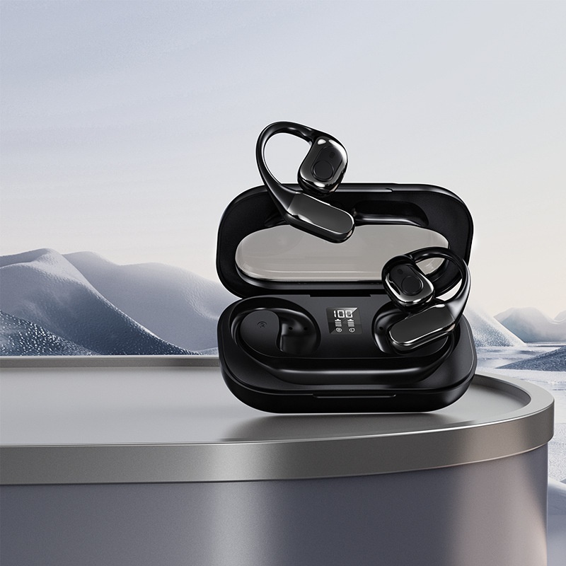 T23 Earhook Translation Headphones Noise Reduction Bluetooth Multi-language Business Conference Reception Real-time Simultaneous