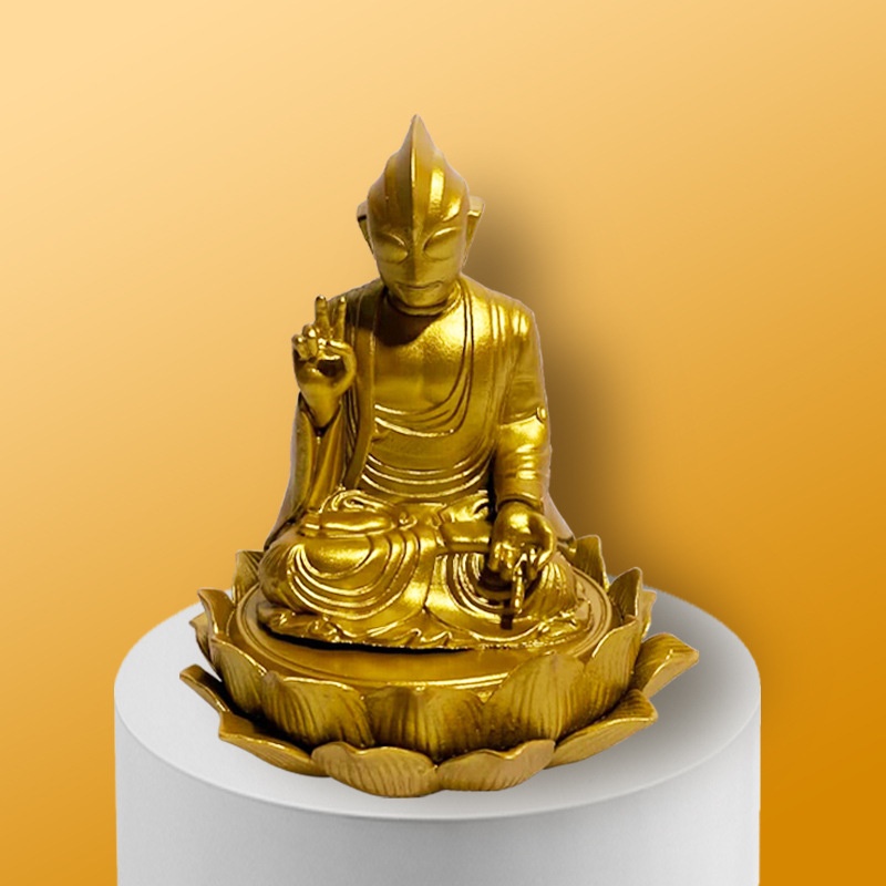 Ultraman Buddha Figurine-Office Anime Decoration Piece