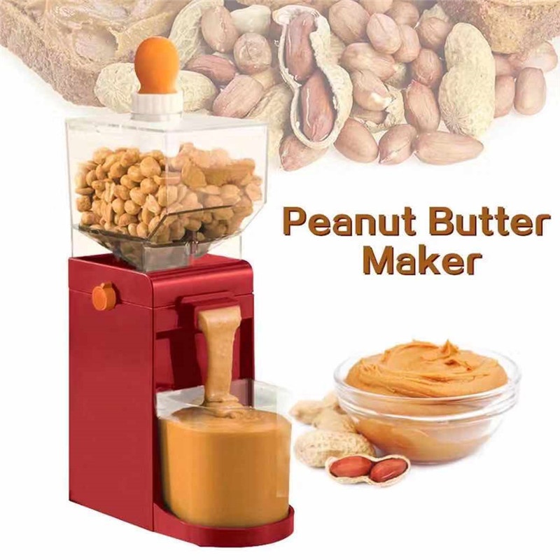 Household Electric Peanut Butter Machine Electric Fully Automatic Grinding Machine Small Cooking Grinder Household Sesame Butter Machine