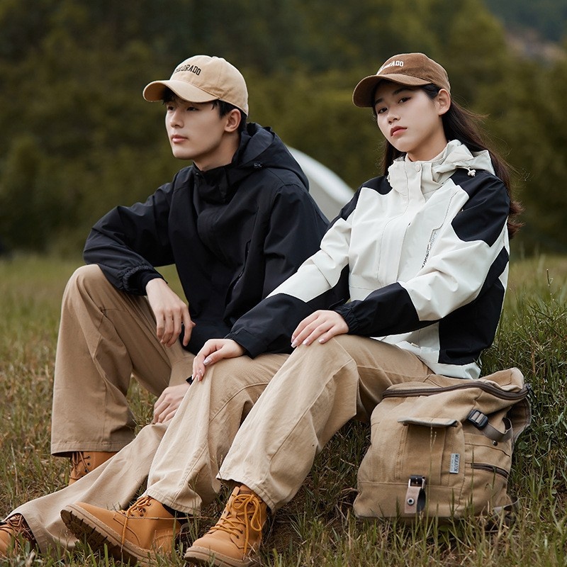 Mountain Jacket Women's Outdoor Camping Hiking Three-in-One Jacket Men's Waterproof Warm Outdoor Work Clothes