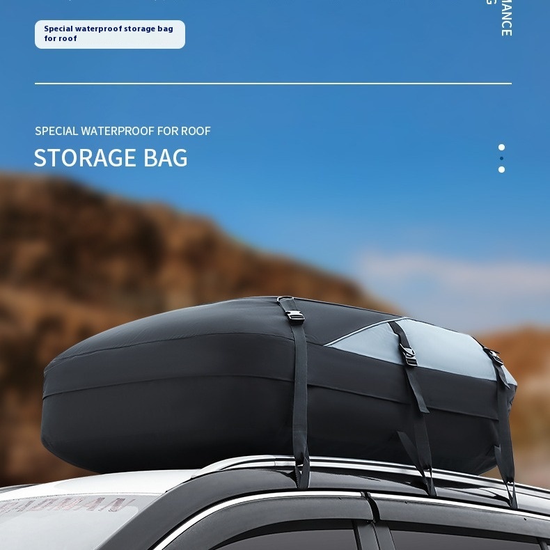 Car Roof Luggage Bag-Heat-Sealed Waterproof Rooftop Bag,Upgraded Car Roof Cargo Carrier.