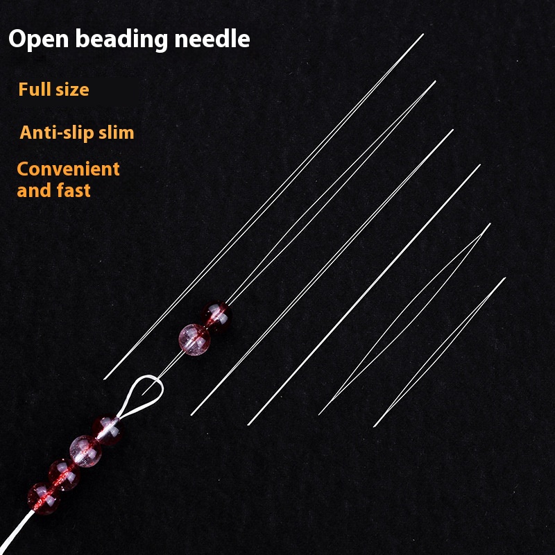 串珠针超细穿珠子针开口针Diy手工配件神器串手链项