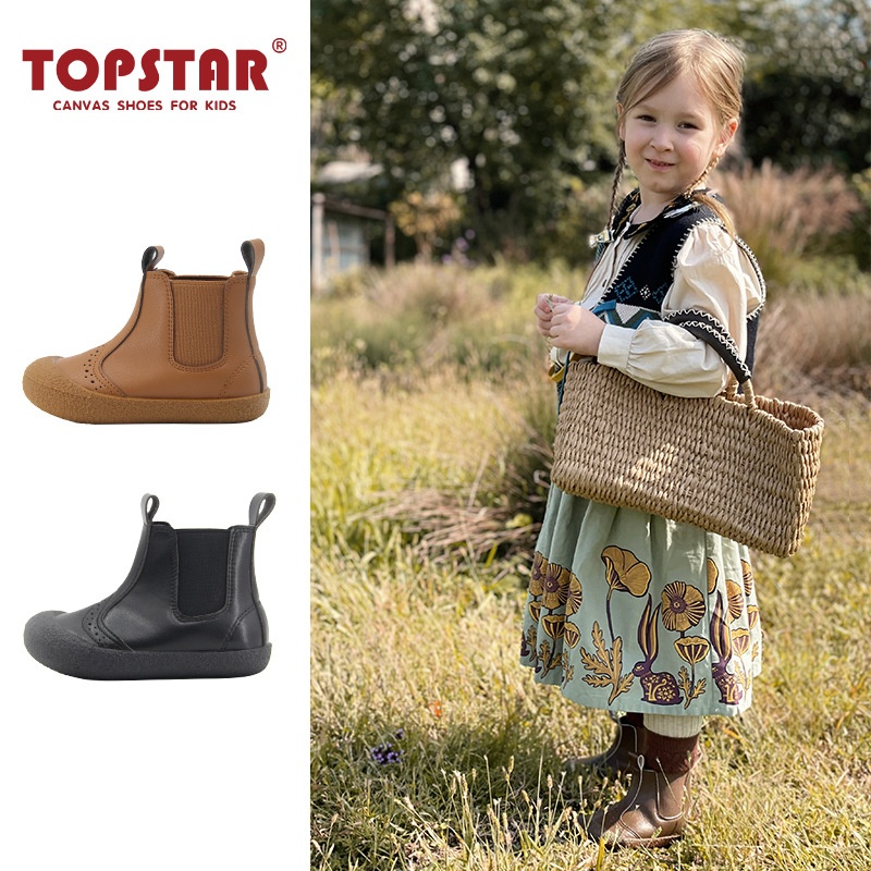 TOPSTARWinter Chelsea Short Boots Plus Velvet Thick Warm High Boots1323