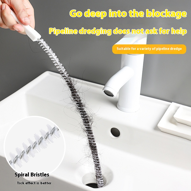 Pipe Dredging Tool,Sewer Cleaning Tool,Hair Cleaner,Face Washing Sink Cleaning Brush,Water Pipe Dredging Tool