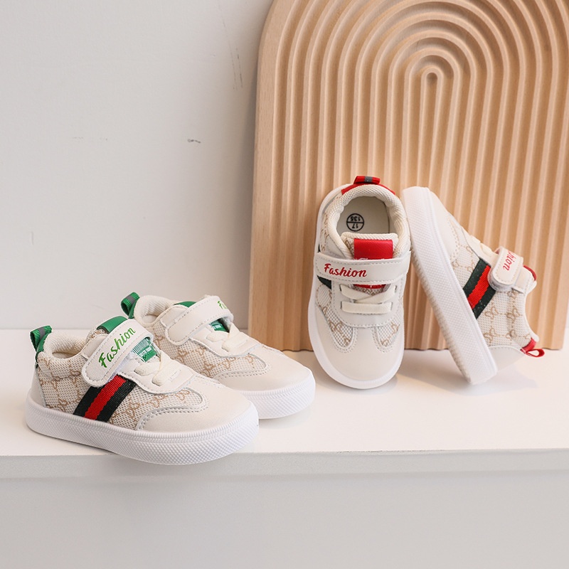 Children's Sneakers Boys Baby Girl Toddler Shoes Soft Bottom Non-slip Boys Velcro Toddler Shoes