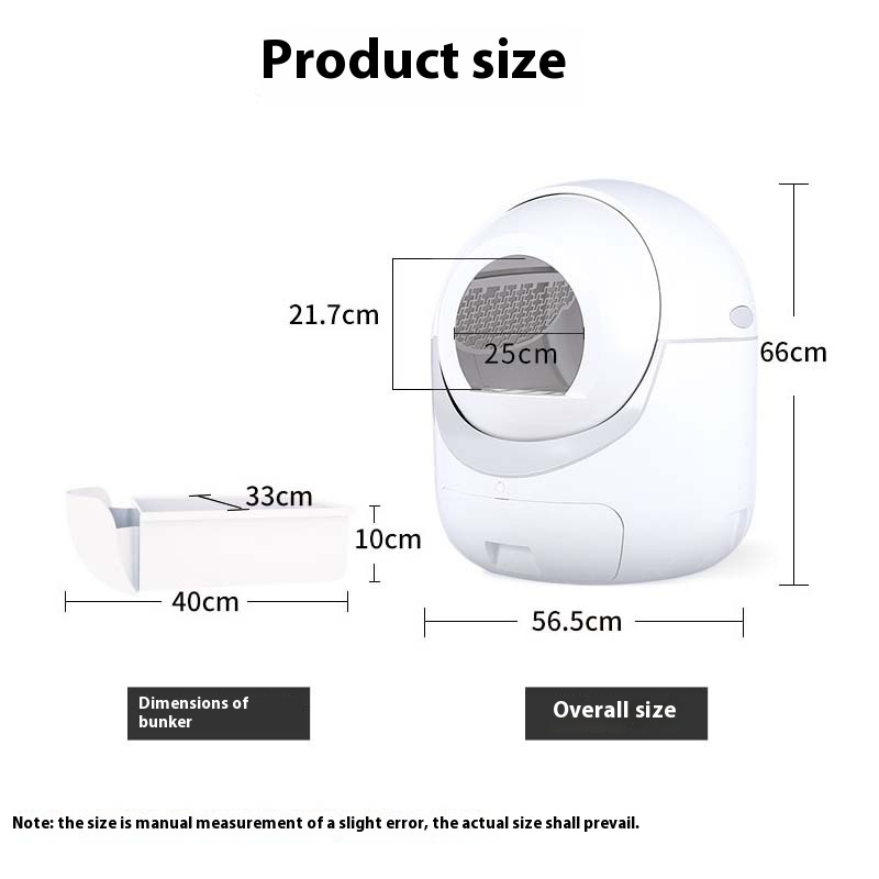 Pro Smart Cat Toilet Automatic Deodorization Closed Cat Litter Box Cleaning Shovel Machine Fully Automatic Cat Litter Box