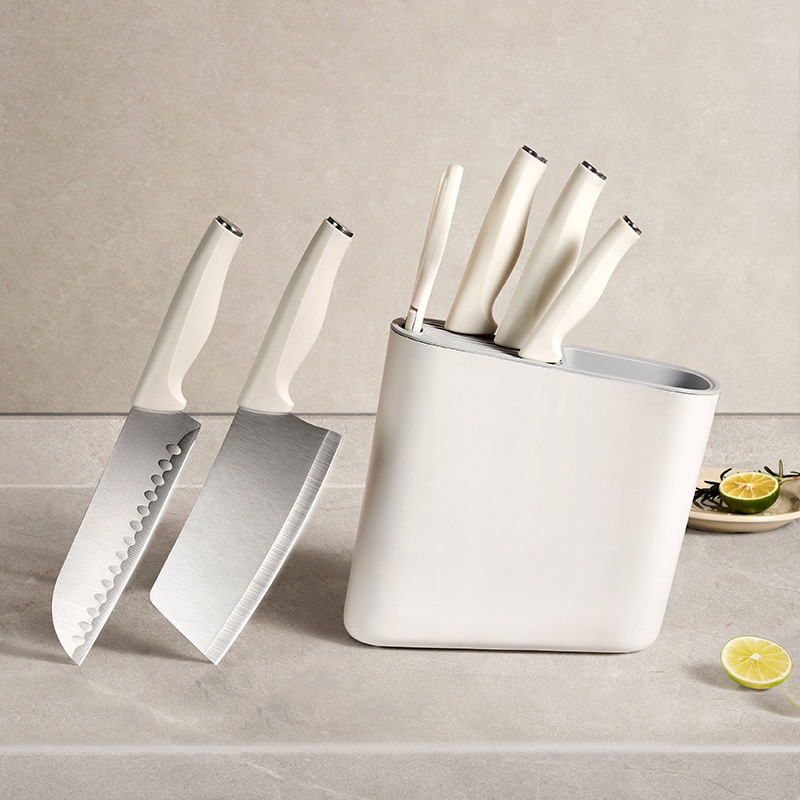 【Hedou C】knife Kitchen Set Combination Household Vegetable Cutting Knife Fruit Knife Scissors Bone Chopping Knife Full Set Of Knives