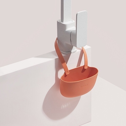 [Hedou]Kitchen Utensils Pool Storage Supplies Hanging Basket Drain Rack Sink Single And Double Layer Drain Hanging Bag