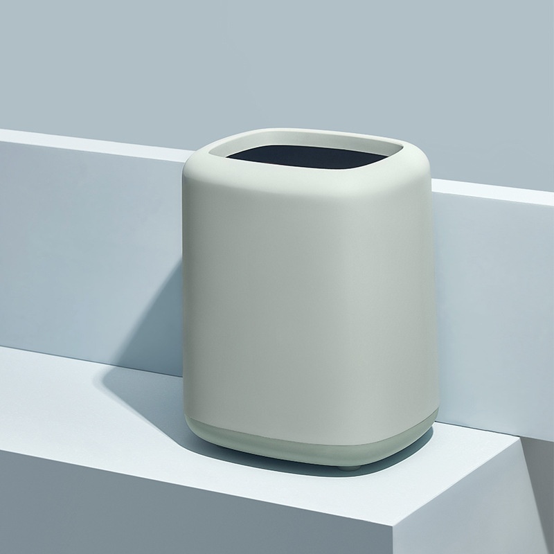 [Hedou]Uncovered Trash Can For Home Living Room Bathroom Nordic Home Kitchen Office Wastebasket