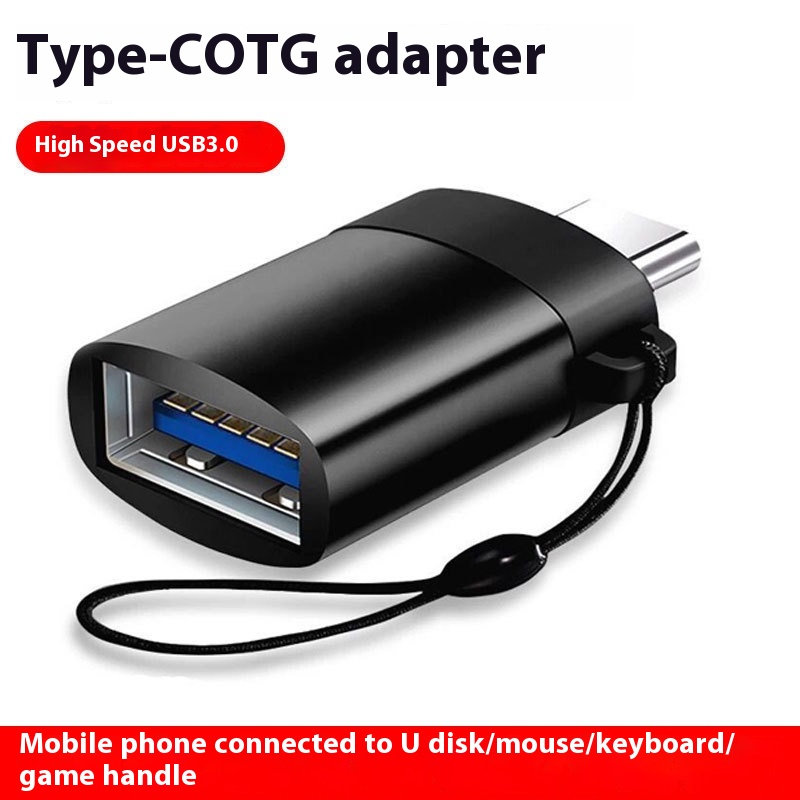 Type-c OTGAdapter Hanging Hole USB3.0 To TYPE-CMobile Phone UDisk Conversion Head