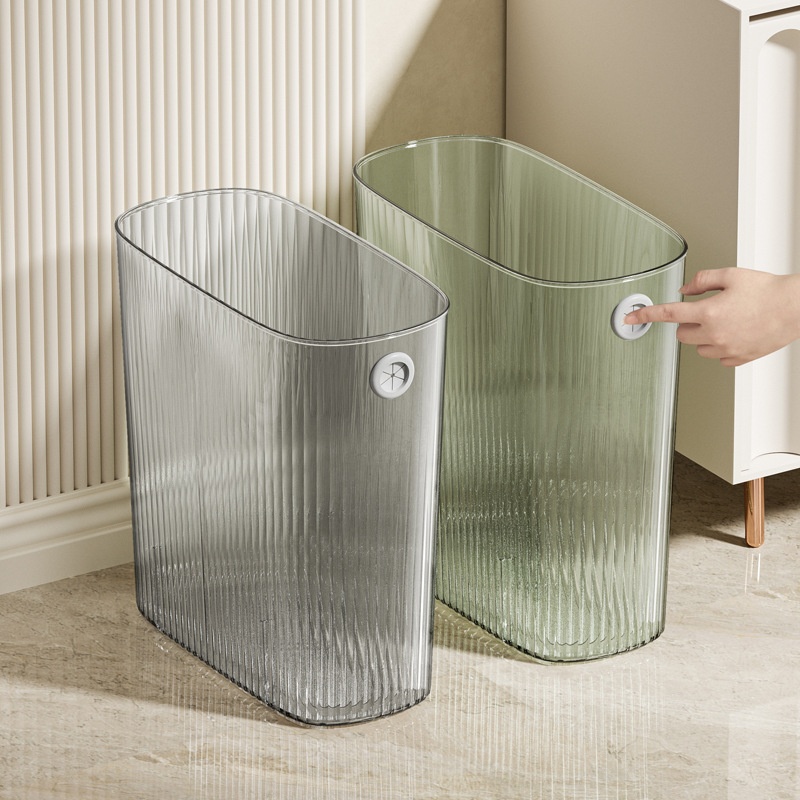 [Hedou]Trash Can For Household Use With High Appearance,Style,Light Luxury,Internet Celebrity Trash Basket,Kitchen,Living Room,Bathroom Paper Basket