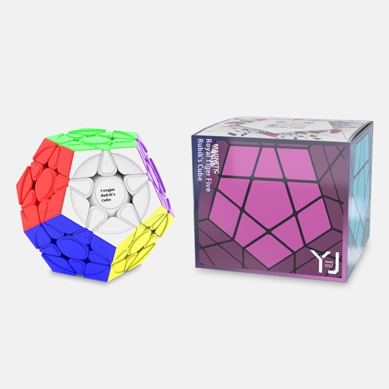 Yongjun YJRoyal Tiger Five Magic MMagnetic Competition Racing Special Puzzle Fun Royal Tiger Five Magic MMagnetic Rubik's Cube