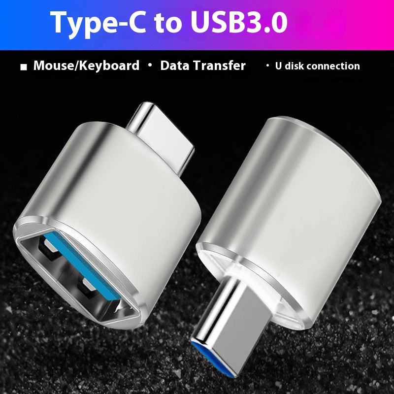 Type-c To Usb3.0 OTGAdapter Car Charging Mobile Phone Connection UDisk Mouse Keyboard