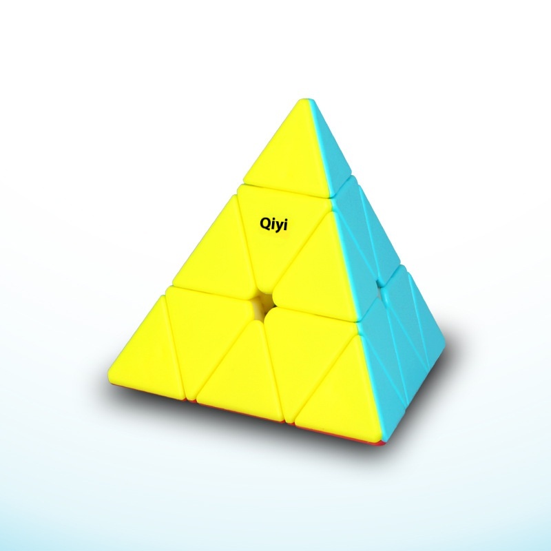 Qiyi Rubik's Cube Qiming S2 S33rd Order Pyramid Rubik's Cube Triangle3rd Order Rubik's Cube Toy Products