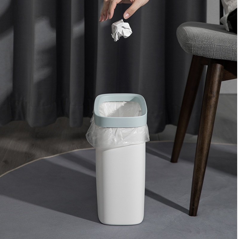 [Hedou]Creative Narrow Gap Trash Can Home Bathroom Bedroom Modern Simple Trash Can
