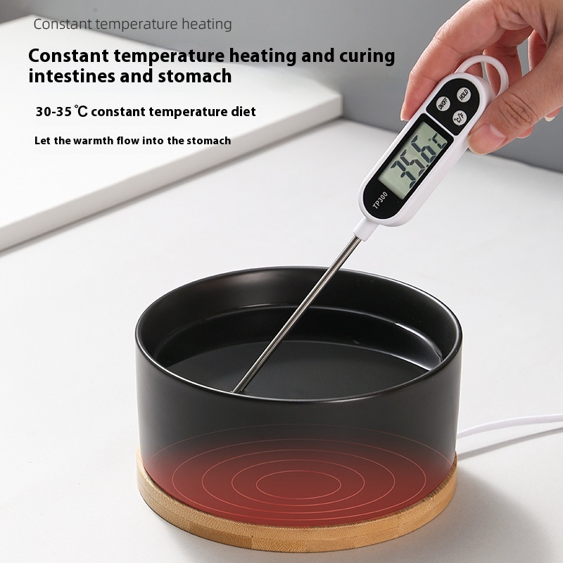 Constant Temperature Cat Bowl Heated Ceramic Cat Bowl Export Pet Bowl Cat Black Drinking Bowl