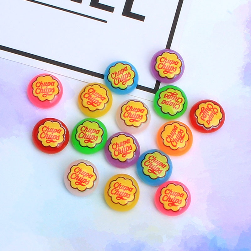 Rainbow Beans Candy Food Play Creative DIYResin Accessories Cream Glue Mobile Phone Shell Material Package Headdress