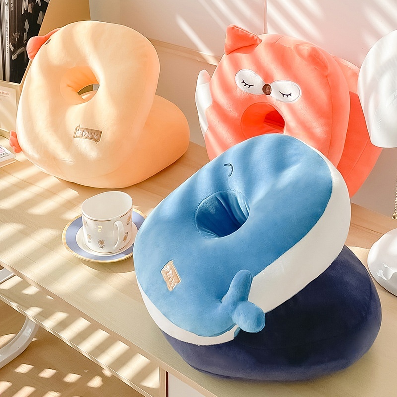 Office Nap Artifact Cartoon Animal Pillow Girls Sleeping Primary School Students Lunch Break Small Pillow Lying Down Pillow