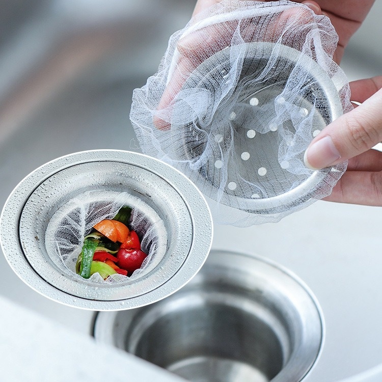 Home Kitchen Anti-clogging Sink Filter Pool Drainage Filter Garbage Bag Stall Residue Water Barrier Bag