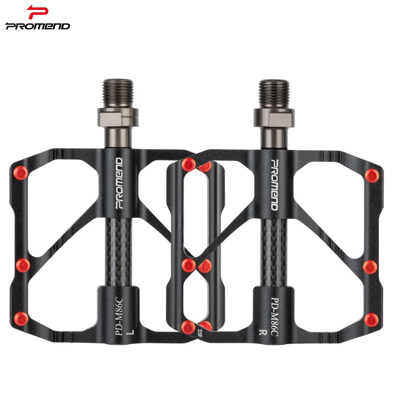 PROMENDBicycle Pedal R87 CRoad Bike Carbon Fiber Bearing Pedal Mountain Bike3 Bearing Pedal