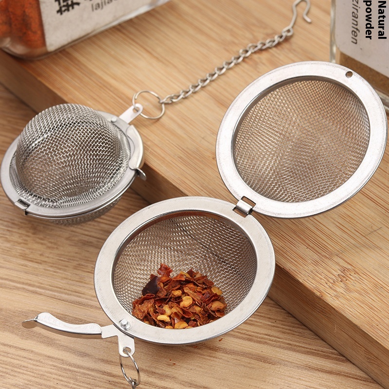 Stainless Steel Seasoning Ball Hot Pot Marinade Filter Household Hanging Spice Ball Tea Maker