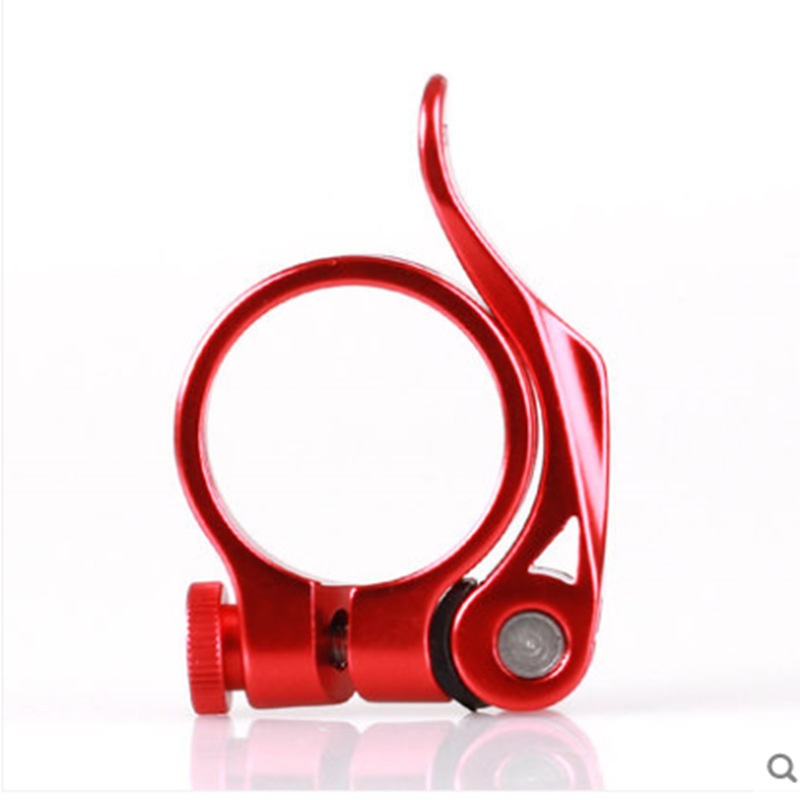 Promend XC-869 Bicycle Color Harness Seat Tube Clamp Aluminum Alloy Quick Release Saddle Tube Clamp Seat Post Clamp